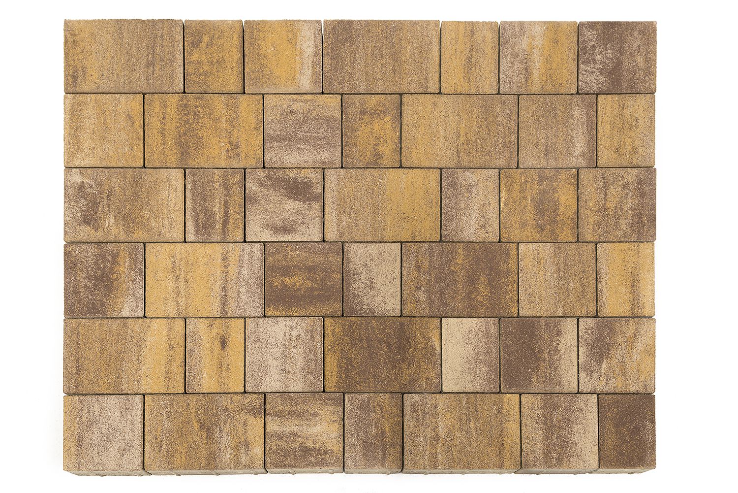 Тротуарная плитка BRAER II «Старый город Венусбергер» Color Mix Тип 15 «СТЕПЬ»